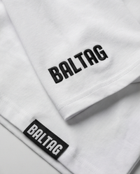 BALTAG Herren T-Shirt  Weiß  – Clean Premium Streetwear mit gesticktem Logo