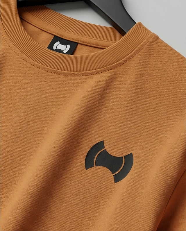 BALTAG Premium Herren T-Shirt Braun – Unisex Regular Fit aus Baumwolle & Elasthan