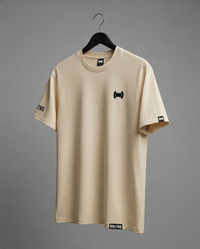 BALTAG Premium Herren T-Shirt Beige – Unisex Regular Fit aus Baumwolle & Elasthan