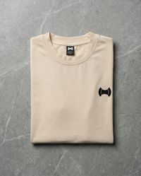 BALTAG Premium Herren T-Shirt Beige – Unisex Regular Fit aus Baumwolle & Elasthan