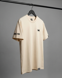 BALTAG Premium Herren T-Shirt Beige – Unisex Regular Fit aus Baumwolle & Elasthan