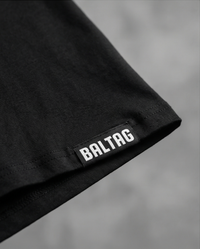 BALTAG Premium Herren T-Shirt  Schwarz – Unisex Regular Fit aus Baumwolle & Elasthan