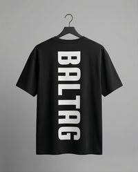 BALTAG Statement T-Shirt Schwarz – Unisex Regular Fit mit Backprint | Streetwear Premium
