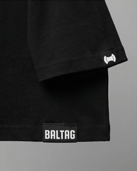 BALTAG Statement T-Shirt Schwarz – Unisex Regular Fit mit Backprint | Streetwear Premium